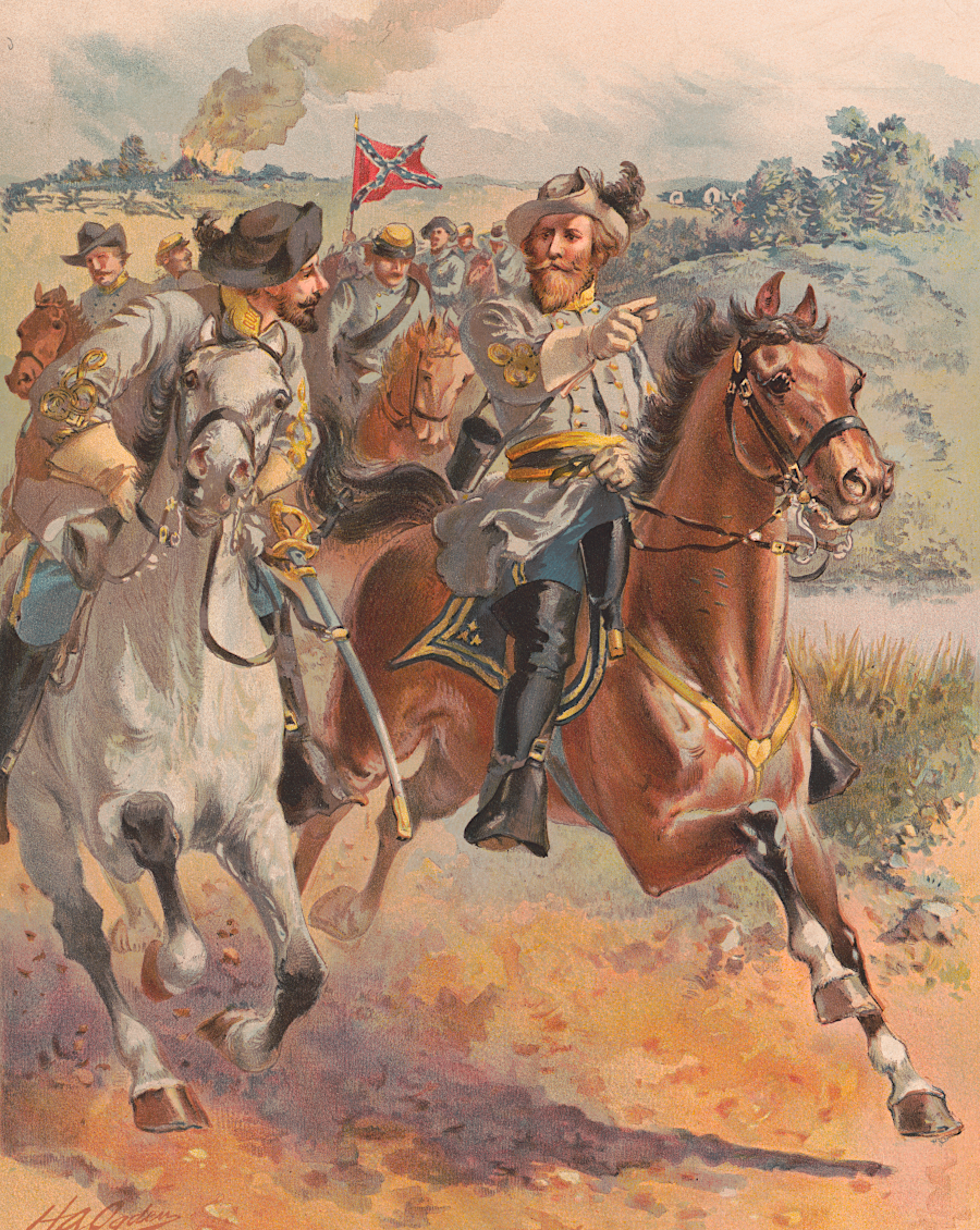 the horses and riders in the Confederate cavalry in the Civil War outclassed the Union cavalry until 1864