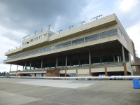 grandstand (trackside view)