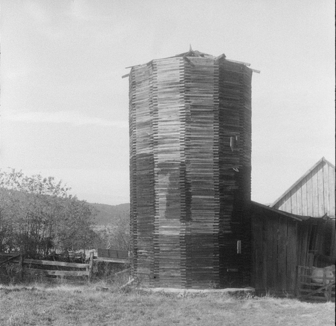 silo in the Shenandoah Valley, 1941
