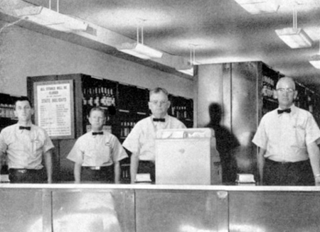 for most of the 20th Century, ABC stores were drab facilities that required customers to order liquor from clerks at a counter, rather than self-service stores with customer-friendly lighting and displays