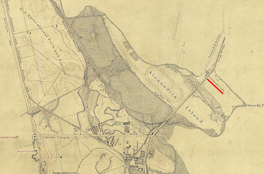 after 1847, Jackson City on Alexander Island was in Virginia and not the District of Columbia