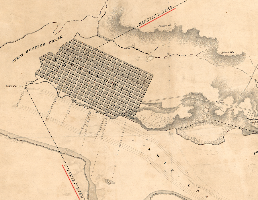 Alexandria was part of the District of Columbia between 1800-1847