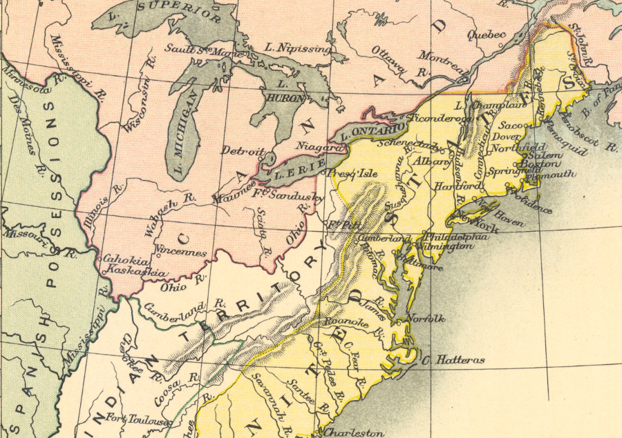 after the American-French victory at Yorktown in 1781, negotiators considered various proposals for a western boundary before signing the Treaty of Paris in 1783