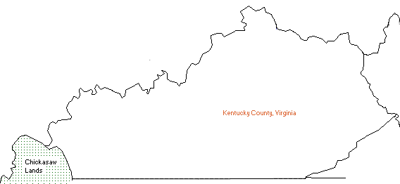 Kentucky County was created in 1776