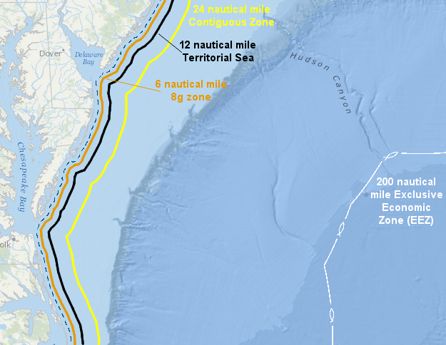 significant offshore boundaries beyond the three mile boundary