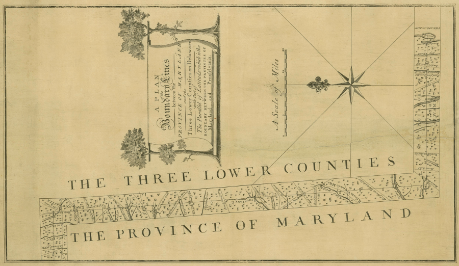 Charles Mason and Jeremiah Dixon surveyed the boundary between Maryland, Pennsylvania, and Virginia