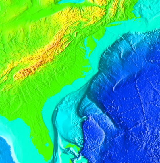 Outer Continental Shelf (in light blue)