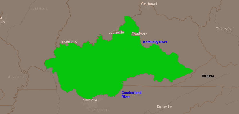 the primary Transylvania Company purchase was located between the Kentucky and Cumberland Rivers - and most of that territory was claimed by Virginia under its Second Charter in 1609