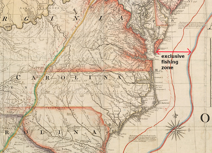claims to exclusive offshore rights date back to at least 1713, when Virginia was still a British colony