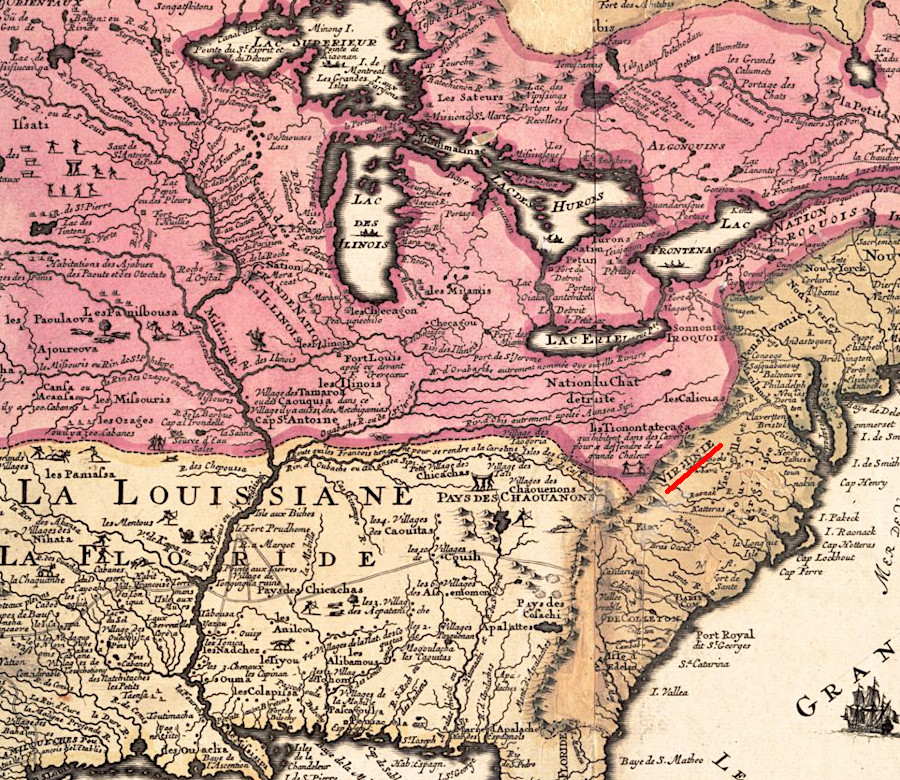 France and Spain did not acknowledge Virginia's claims beyond the Mississippi River, or even the Alleghenies
