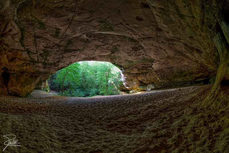 Sand Cave, just across the border in Kentucky