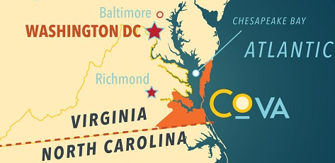 Coastal Virginia stretched from the Meherrin River on the southwest to Chincoteague on the northeast, but excluded all jurisdictions on the Middle Peninsula and Northern Neck