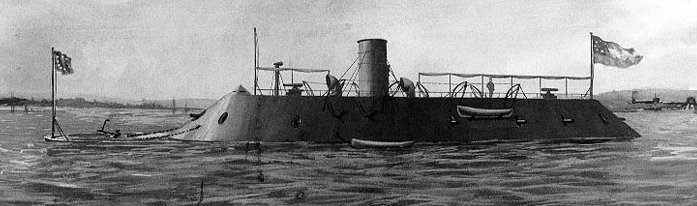 CSS Virginia, Confederate ironclad designed to keep Union navy out of Hampton Roads in 1862