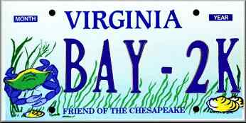 Save the Bay license plate