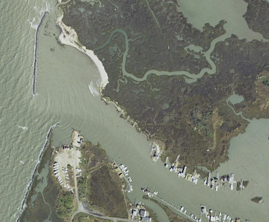 the new jetty will maintain access to the shipping channel