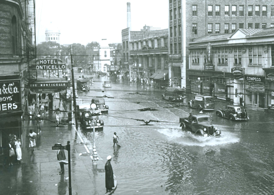flooding in Norfolk, 1933