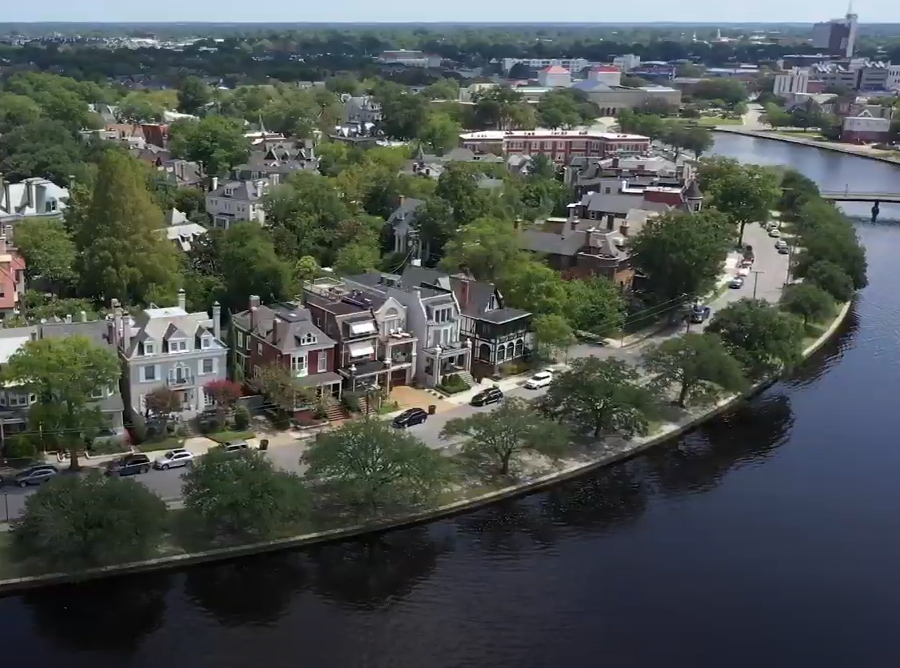 Norfolk neighborhoods near the Elizabeth River are particularly threatened by sea level rise