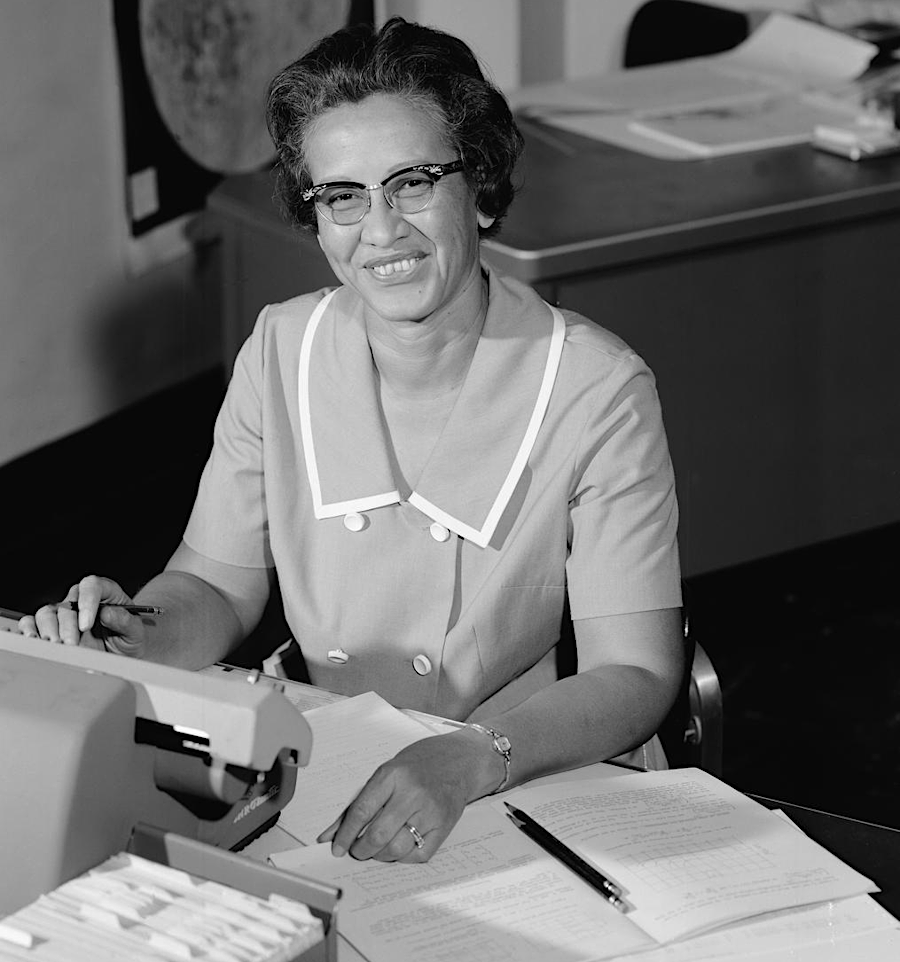 Katherine Johnson and other black women were essential human computers at Langley Research Center in the early days of the race with the Soviet Union to land astronauts on the moon