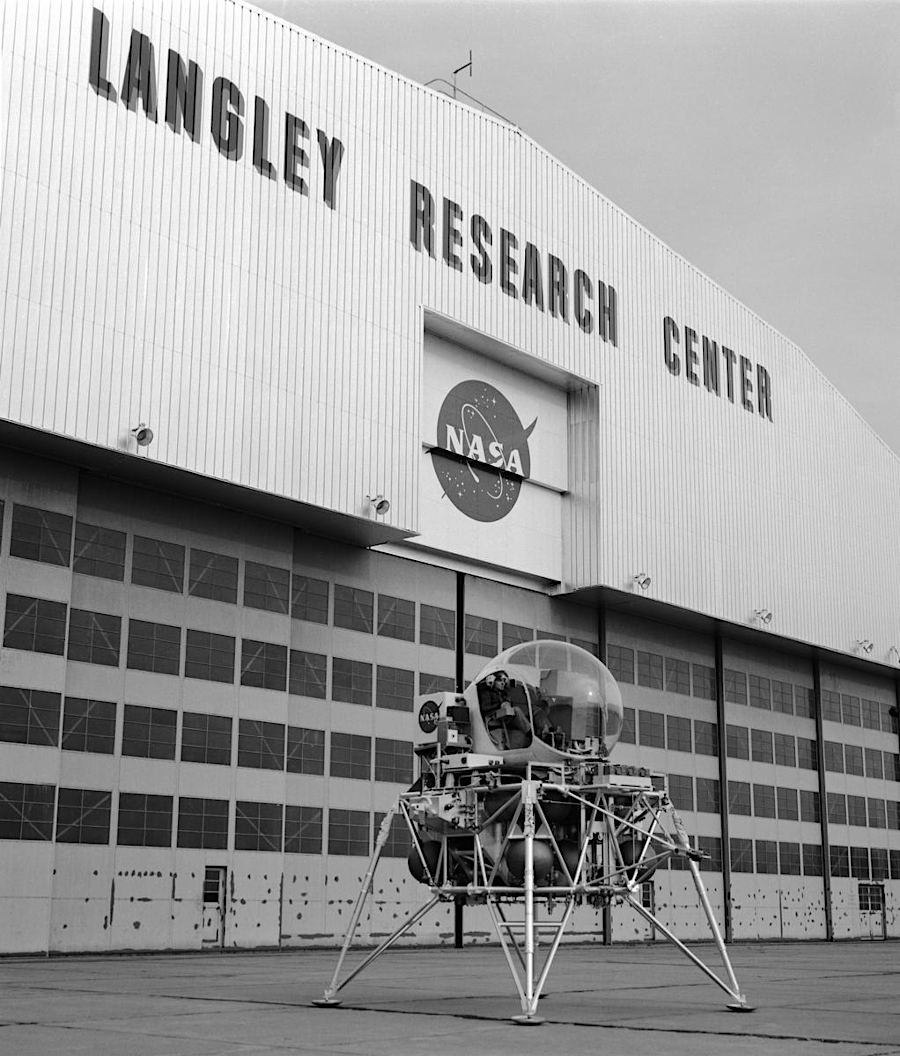 astronauts practiced landing on the moon at the Lunar Landing Research Facility