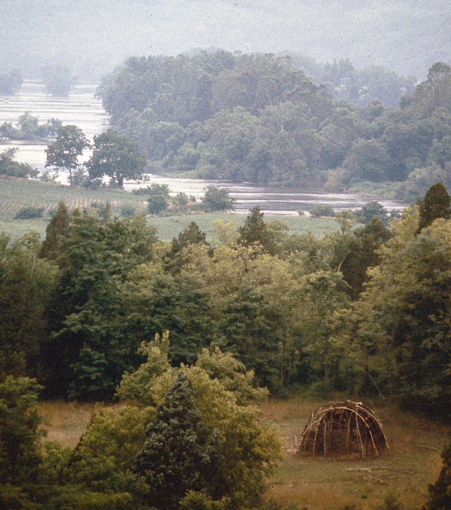 the first known house construction and industrial site in Virginia is over 10,000 years old, at the Thunderbird quarry in modern Warren County