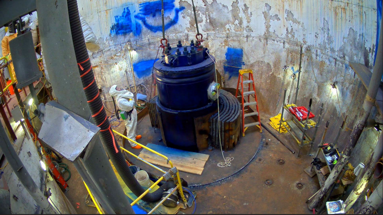 the Reactor Pressure Vessel was removed and transported in November 2023 to Andrews County, Texas for permanent disposal