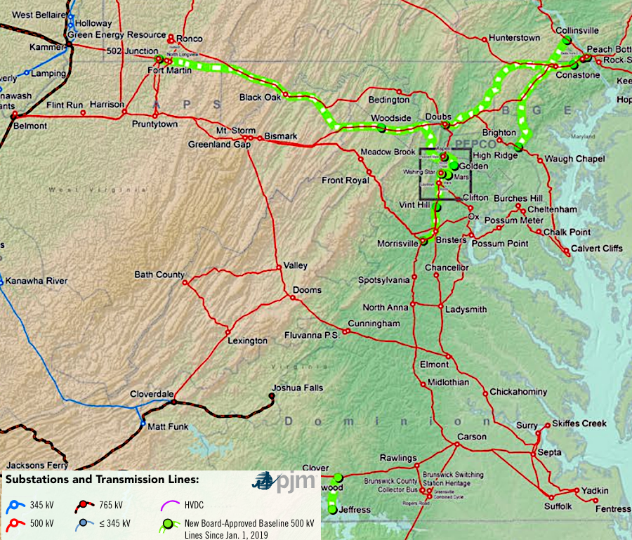 PJM plans to expand high-voltage transmission lines so Virginia can import more electricity, as demand from data centers increases