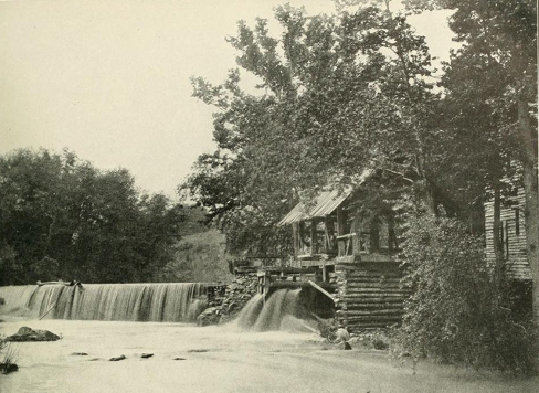 Quarles Mill on the North Anna River in 1864 included a dam that stockpiled water and also provided hydraulic head to generate energy for grinding grain/sawing lumber