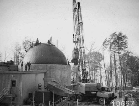construction at Fort Belvoir for SM-1 in 1956