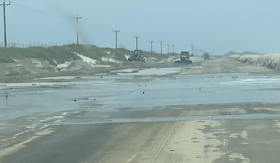 overwash at high tide is a regular occurence on NC 12