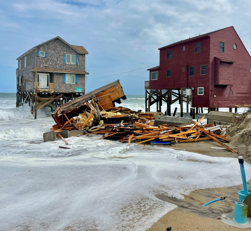 the Outer Banks of North Carolina provide regular news stories about the fate of infrastructure built on migrating sand
