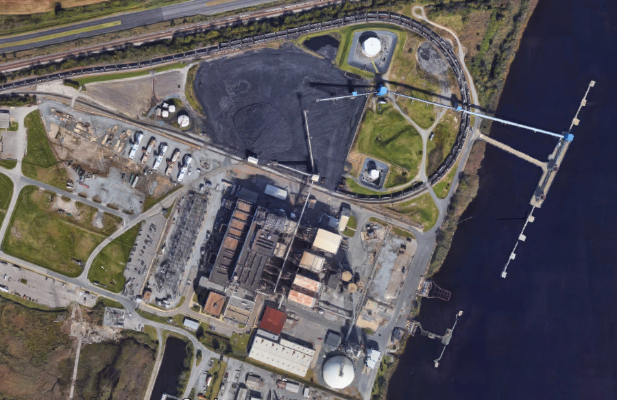 Dominion's Chesapeake Energy Center burned coal brought by rail from Appalachian mines to produce electricity