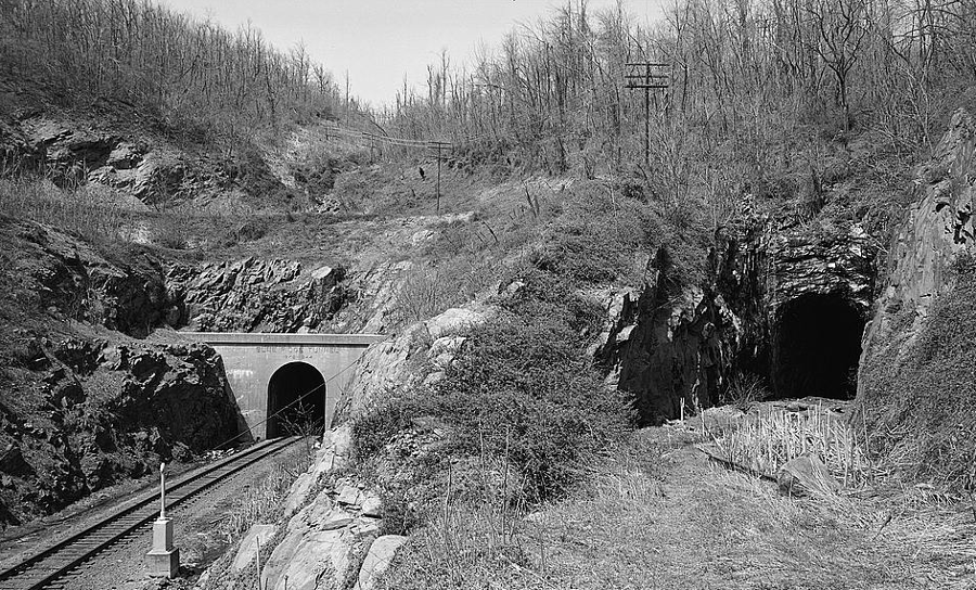 the Blue Ridge Tunnel built by Claudius Crozet carried the Virginia Central under the Blue Ridge, until a new tunnel opened in 1944