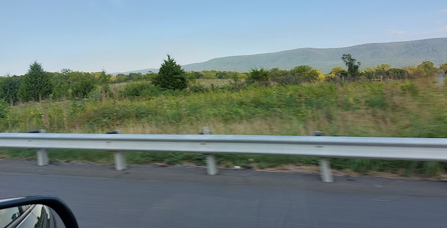 drivers on I-81 can see Massanutten Mountain to the east