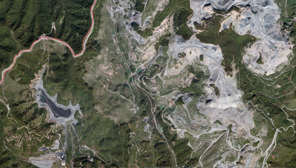 mountaintop removal has transformed the landscape in the Southwestern Coal Region, as in Wise County next to the Kentucky border