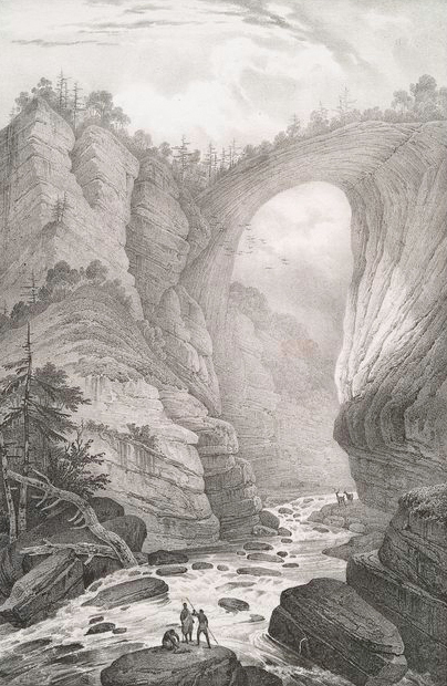 even in the 1800's, it was recognized that Natural Bridge would collapse someday