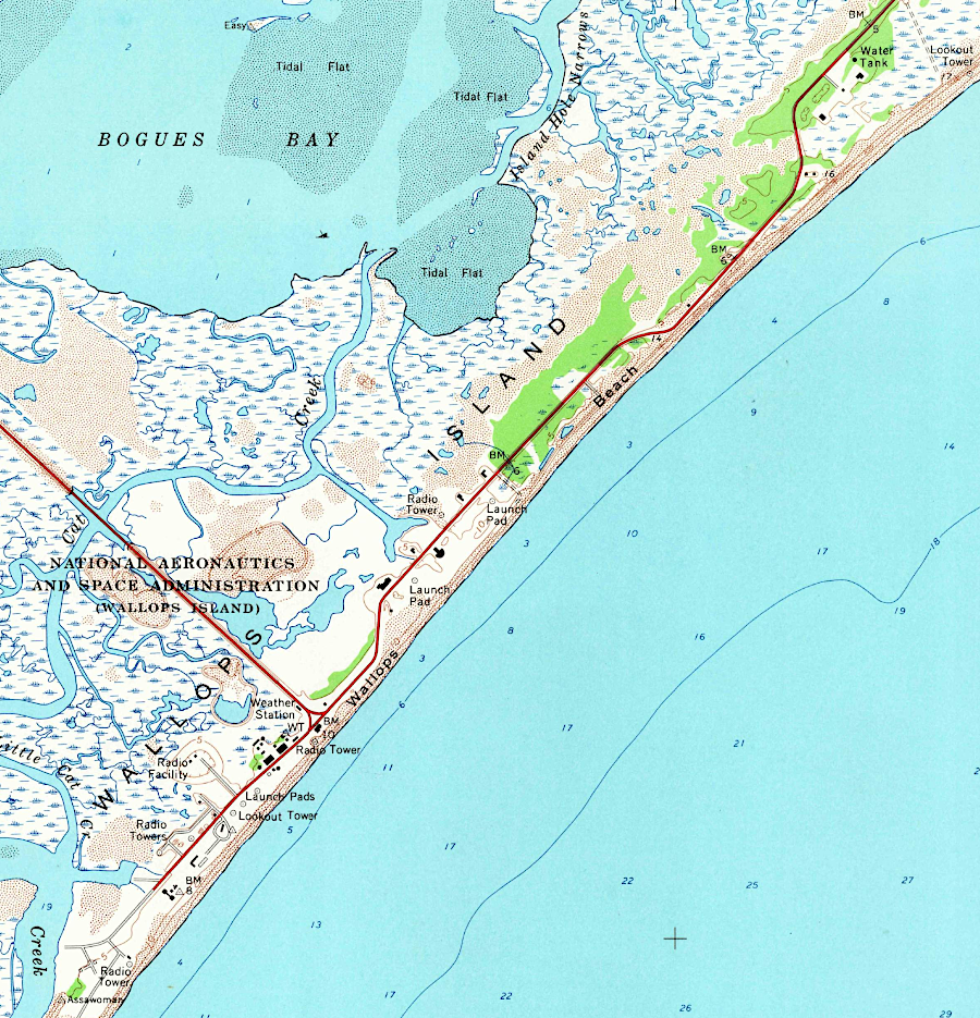 jetties were built perpendicular to the shoreline at Wallops Island to protect facilities from beach erosion