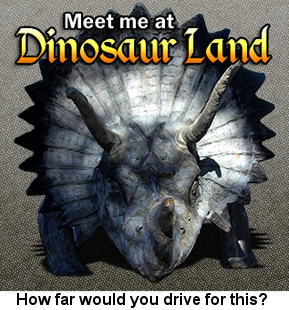 Dinosaurland - an attraction that has to be near a major highway...
