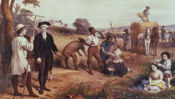 farming relied upon animal power and human power - which was provided by slaves in much of Virginia