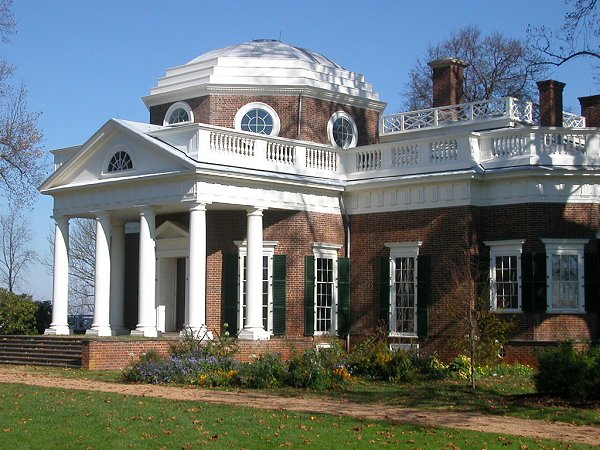 Monticello, Thomas Jefferson's home near Charlottesville