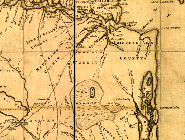 Fry-Jefferson map, 1751