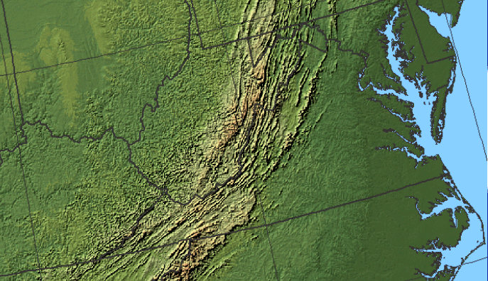 state topography