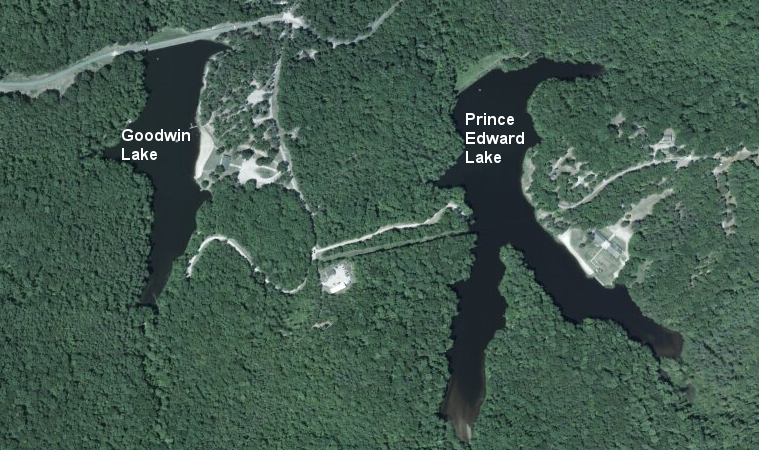 the two recreational lakes at Twin Lakes reflect Virginia's old separate-but-equal approach to segregating the races