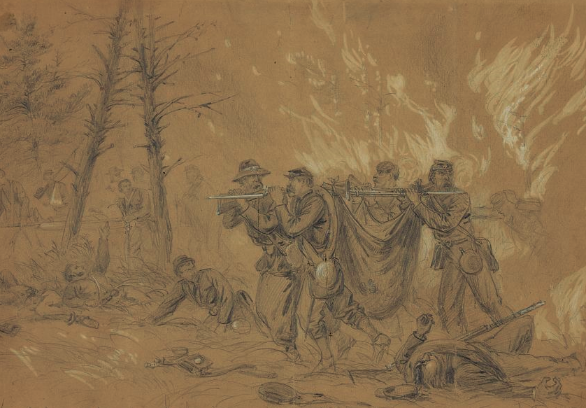 the tangle of trees that replaced the original trees around the Catharine Furnace (which were converted into charcoal) gave the name to the May, 1864 Battle of the Wilderness