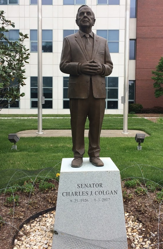 Chuck Colgan served in the State Senate between 1976-2016, and while on the Finance Committee earmarked funds for the George Mason University campus in Prince William County