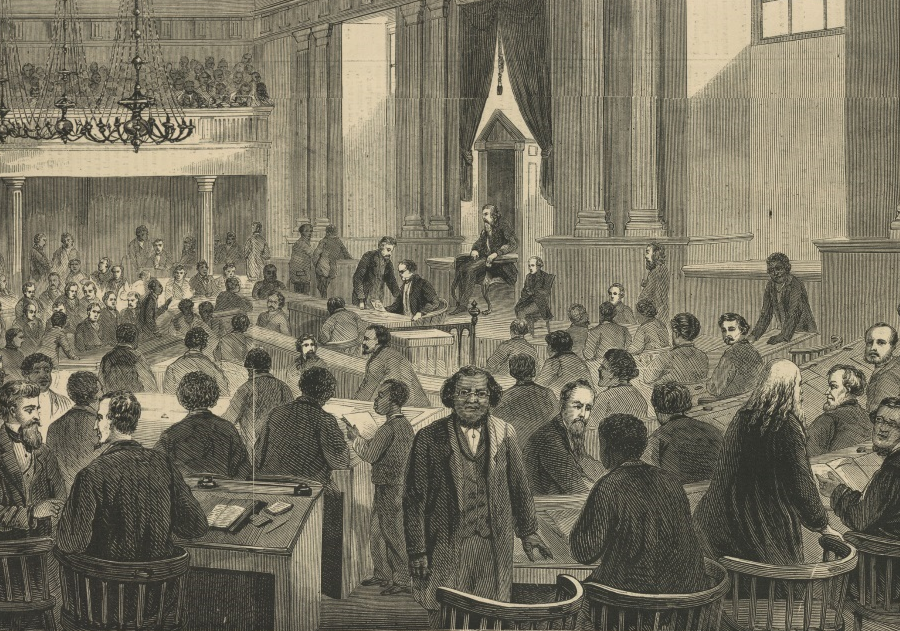 black men were active participants in the 1867-68 constitutional convention chaired by Judge John C. Underwood