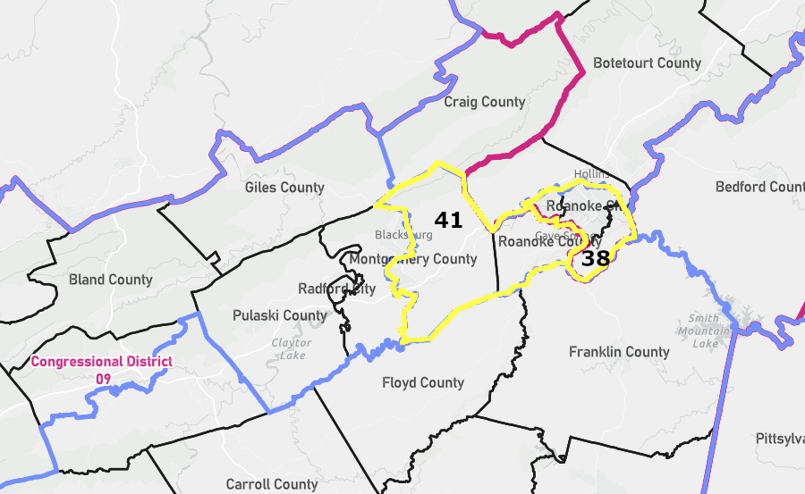 only 2 of the 64 Democrats elected to the House of Delegates in 2025 came from districts west of the Blue Ridge