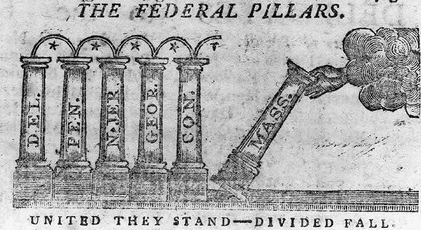 at least 9 states had to ratify the proposed new US Constitution before it could replace the Articles of Confederation