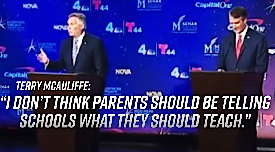 one statement by McAuliffe was used effectively by the Youngkin campaign to create the impression that Democrats wanted public schools to indoctrinate children with progressive political philosophy