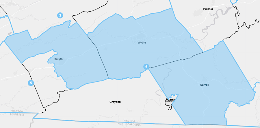 a special election was required on August 29, 2023 to fill a vacancy in the 6th House of Delegates district, using 2011 redistricting boundaries
