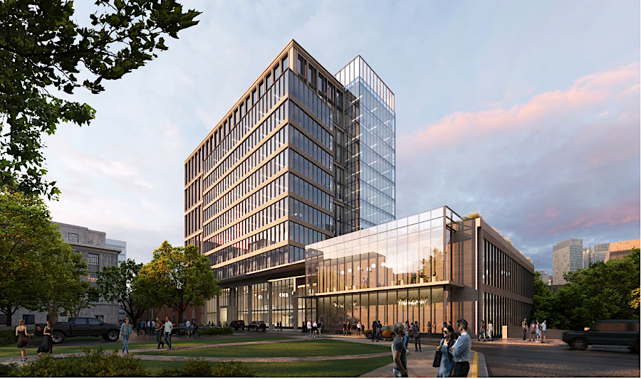 anticipated design of new state office building at the Virginia Department of Transportation Annex site